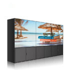 सीमलेस एलसीडी टच स्क्रीन वीडियो वॉल 46 इंच 500 नाइट 3.9 मिमी सॉफ्टवेयर के साथ इंडोर
