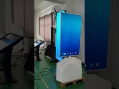 मल्टी टच डिजिटल साइनेज कियोस्क फ्लोर स्टैंड एंड्रॉइड 5.1