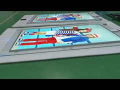 स्लिम डबल साइडेड डिजिटल साइनेज एलसीडी डिस्प्ले हाई ब्राइटनेस