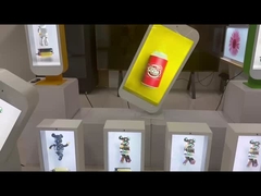 22 इंच का 3 डी होलोग्राम बॉक्स पारदर्शी एलसीडी शोकेस