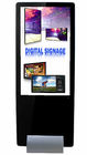 सॉफ्टवेयर के साथ 55 इंच सुपर स्लिम शॉपिंग मॉल कियोस्क डिजाइन संकीर्ण bezel एलसीडी डिजिटल signage