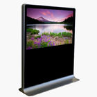 क्षैतिज एंड्रॉइड टच स्क्रीन कियोस्क सिस्टम टोटेम एलसीडी विज्ञापन मशीन