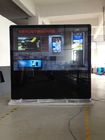 क्षैतिज एंड्रॉइड टच स्क्रीन कियोस्क सिस्टम टोटेम एलसीडी विज्ञापन मशीन