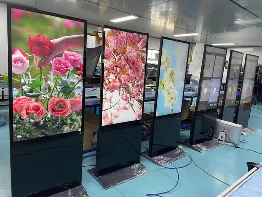 75 स्थायी डिजिटल सिग्नलिंग इनडोर अल्ट्रा पतला एलसीडी पूर्ण स्क्रीन