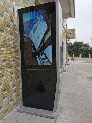 55 इंच कैपेसिटिव टच स्क्रीन कियोस्क 1920x1080 रेज़ोल्यूशन