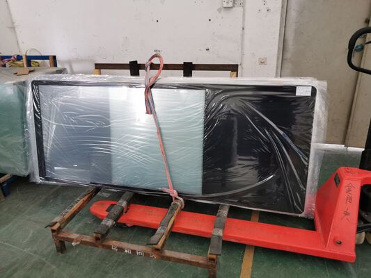 खुदरा के लिए आदर्श 6 एमएस टच रिस्पॉन्स टाइम और 50 मिलियन टाइम्स टच ड्यूरेबिलिटी की विशेषता वाला क्वाड-कोर सीपीयू मल्टी टच डिजिटल साइनेज