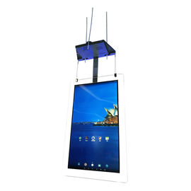 OLED पेपर थिन हैंगिंग वॉल माउंटेड डिजिटल साइनेज टेम्पर्ड ग्लास 55 "AC100V-240V