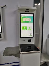 32 इंच Nfc सेल्फ सर्विस बैंकिंग कियोस्क टर्मिनल 10 पॉइंट ट्यूर फाल्ट फलक टच स्क्रीन कियोस्क