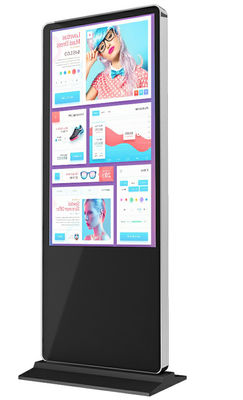 49 Inch Android5.1 1920x1080 फ्लोर स्टैंड एलसीडी डिस्प्ले RJ45