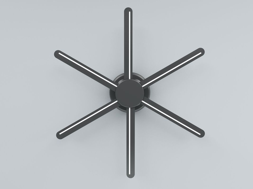 वाईफाई 3डी होलोग्राम विज्ञापन प्रदर्शन