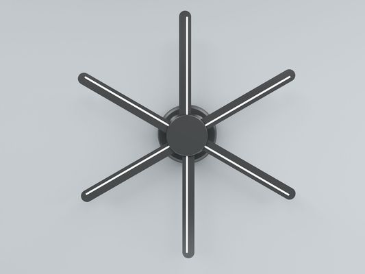 वाईफाई 3डी होलोग्राम विज्ञापन प्रदर्शन