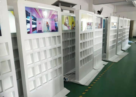 टच स्क्रीन कियोस्क एंड्रॉइड 7.1 वर्टिकल मल्टीमीडिया 55in पत्रिका धारक